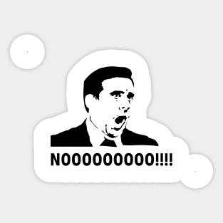 The Office, Michael Scott: "NOOOO!!!" Sticker